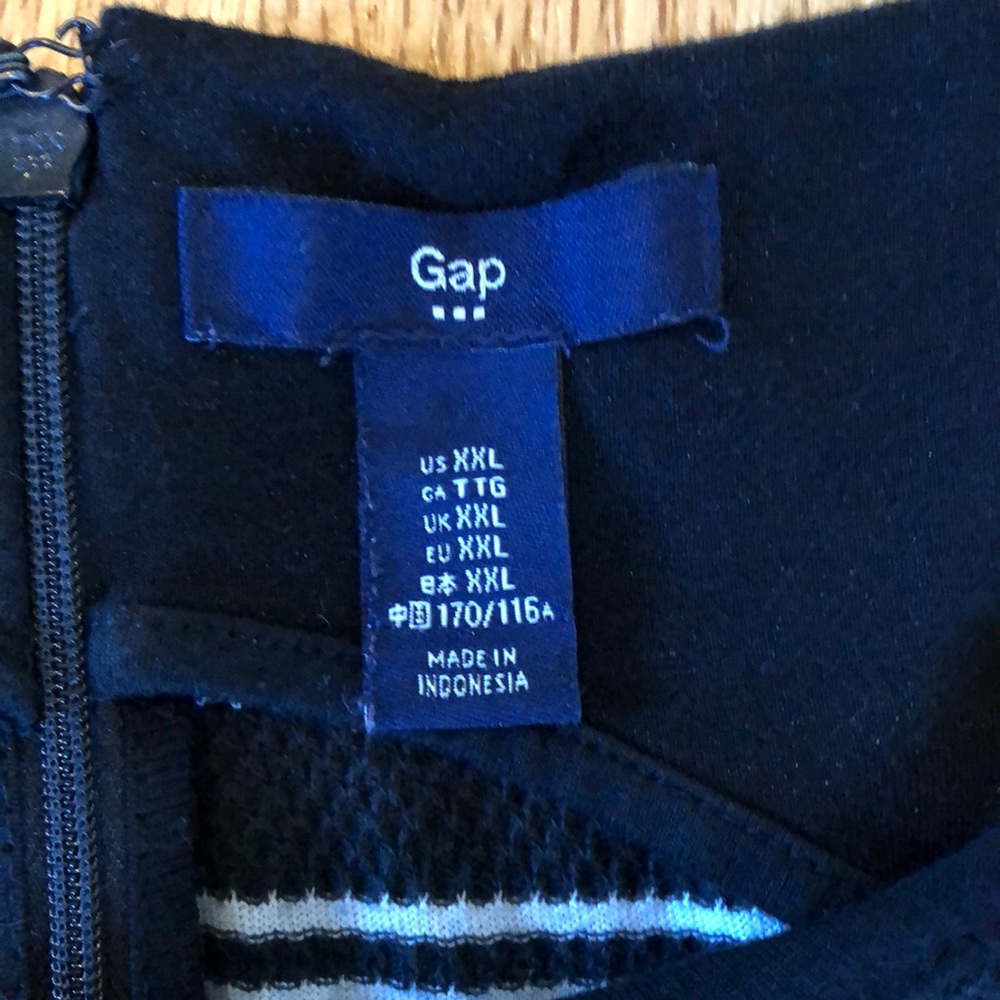 GAP Black and White Striped Dress - Picture 3 of 5